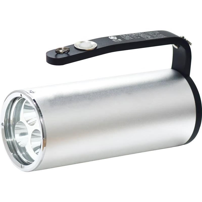 虎鲸安（HJ） HJ7086 虎鲸安（HJ）应急灯手提式消防应急照明灯 银色  （单位：个）