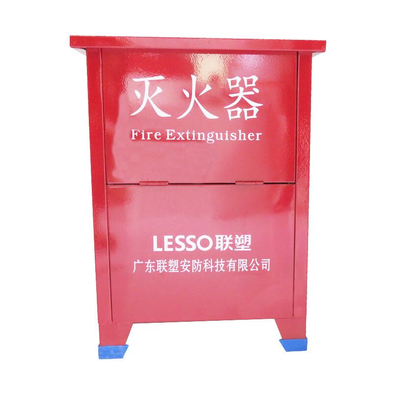 联塑（LESSO） XMDF3*2 联塑 灭火器箱3公斤装2具手提式ABC干粉灭火器箱子3kg*2消防箱全钢XMDF3*2（空箱）  （单位：个）