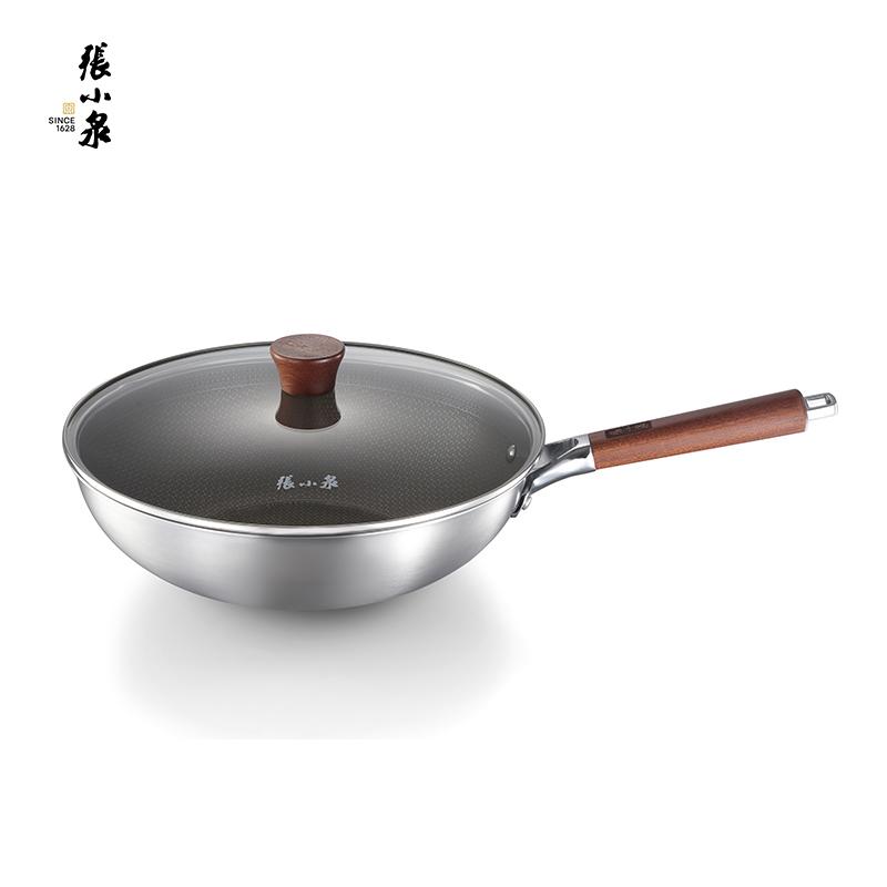 张小泉 C32560100 张小泉有钛304钢盾炒锅 32cmC32560100  （单位：只）