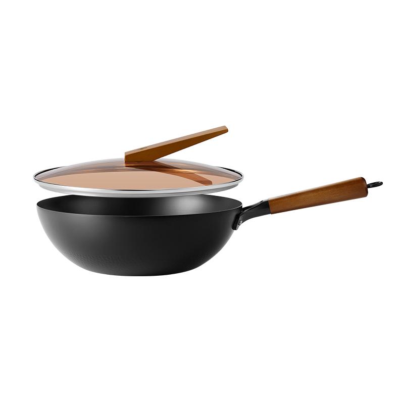 张小泉 C32520100 张小泉陶瓷精铁炒锅C32520100  （单位：只）