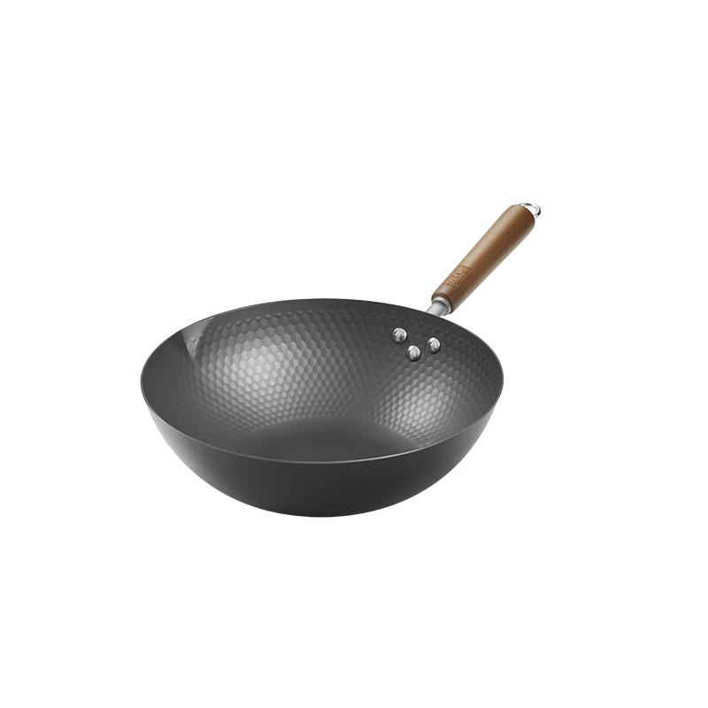 张小泉 C32710100 张小泉钻石纹铁锅(无盖)C32710100  （单位：只）