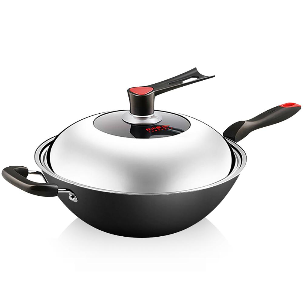 炊大皇 C32D2 炊大皇传世不锈铸铁炒锅C32D2  （单位：只）