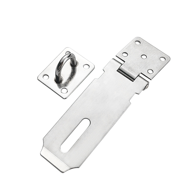 金臻赫（JINZHENHE） JZH-CX06 不锈钢锁扣5寸直角款60只 厚度：1.7mm，重量103.5g （单位：只）  银色