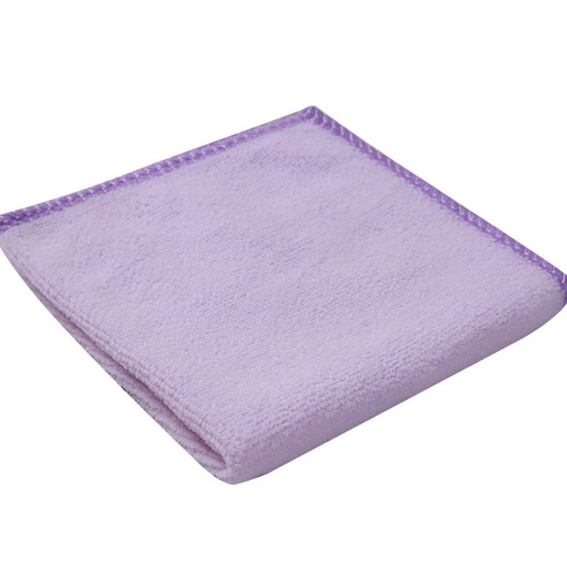 金臻赫（JINZHENHE） JZH-012 浅紫棕色纤维方巾清洁抹布130g/m35*75cm*50条 130g/m35*75cm （单位：条）  浅紫色