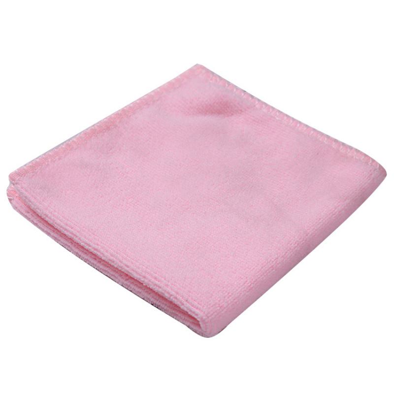 金臻赫（JINZHENHE） JZH-012 浅粉棕色纤维方巾清洁抹布130g/m40*40cm*50条 130g/m40*40cm （单位：条）  浅粉色