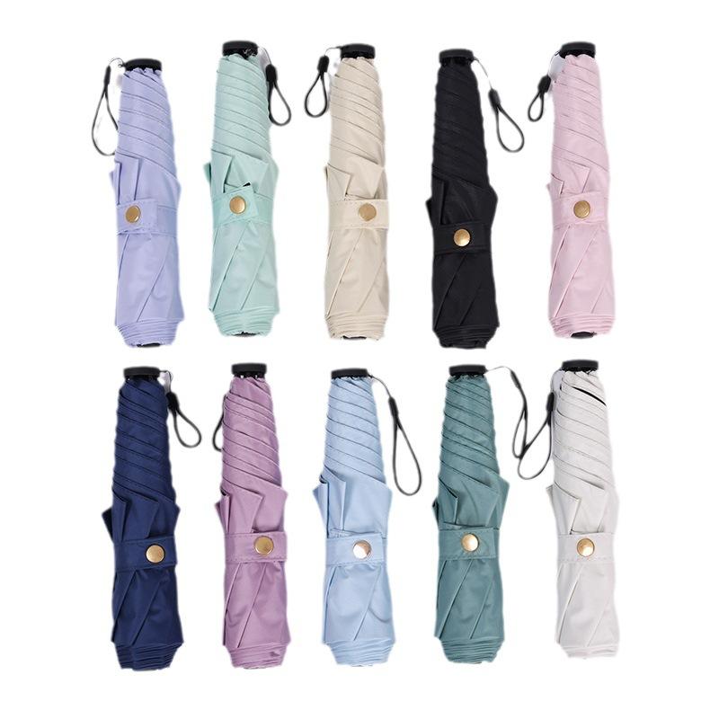 金臻赫（JINZHENHE） JZH-023 天蓝色碳纤维超轻折叠便携雨伞6骨*50*6cm*3把 6骨*50*6cm （单位：把）  天蓝色