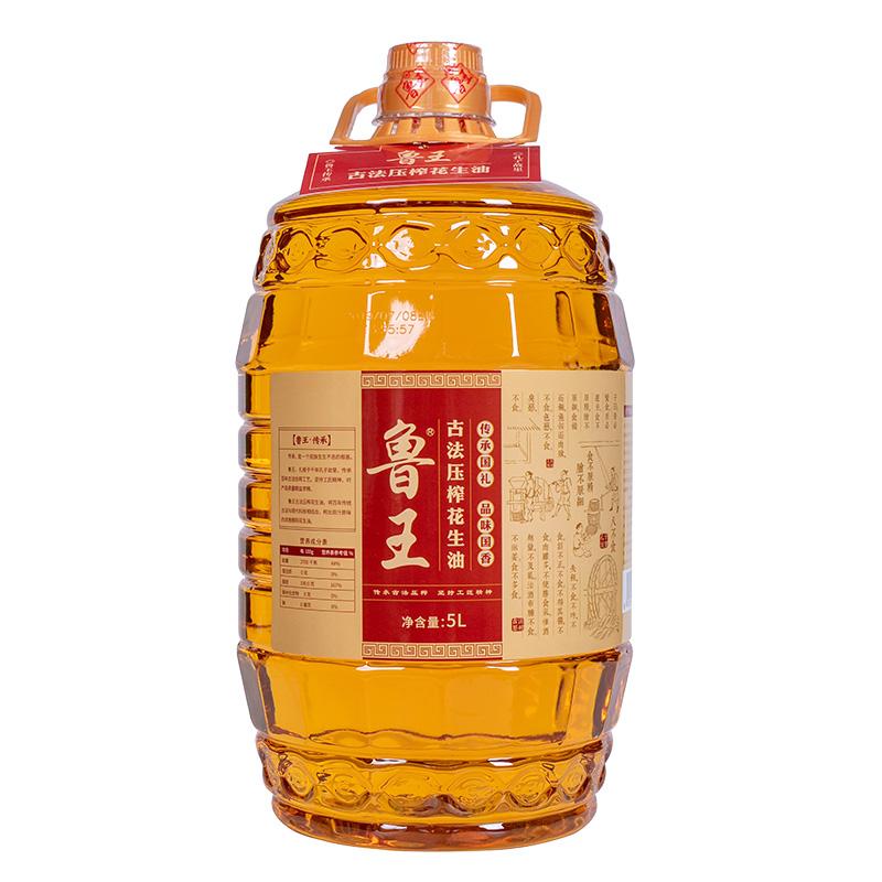 鲁王 5L 鲁王古法压榨花生油5L  （单位：瓶）