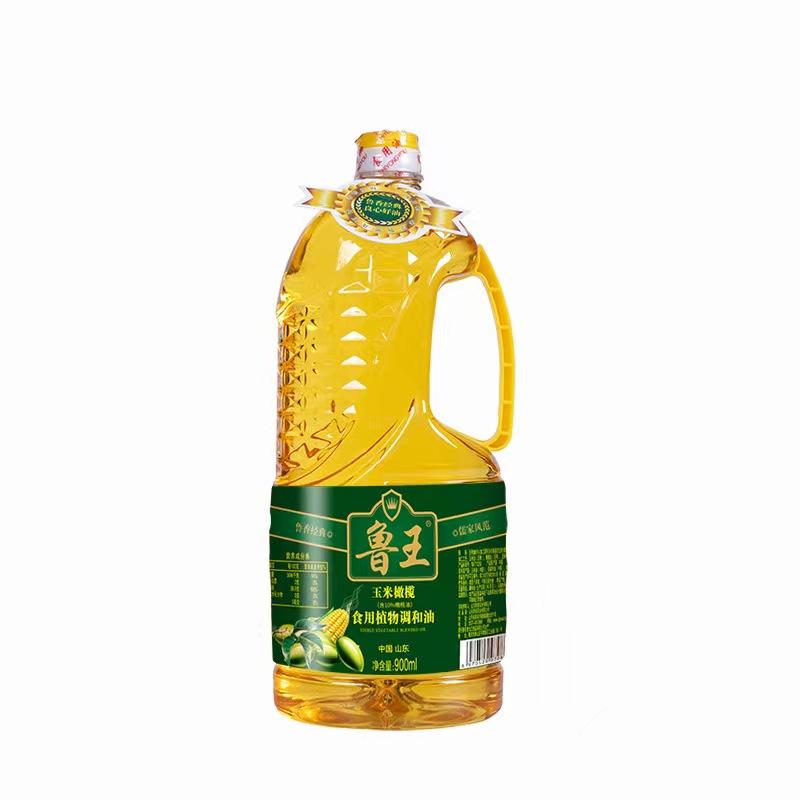 鲁王 900ml 鲁王玉米橄榄食用植物调和油900ml  （单位：瓶）