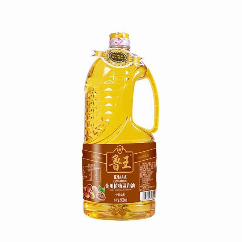 鲁王 900ml 鲁王花生核桃食用植物调和油 900ml  （单位：瓶）
