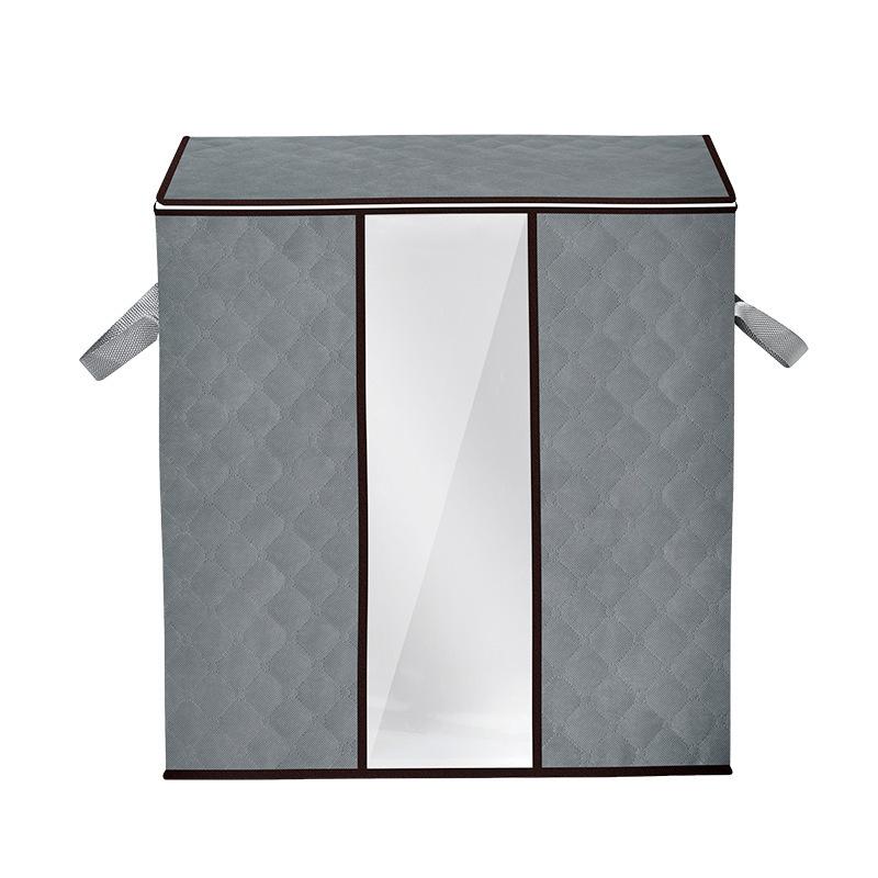 金臻赫（JINZHENHE） JZH-052 无纺布收纳袋灰色横款60*40*35cm*5个 60*40*35cm （单位：个）  灰色