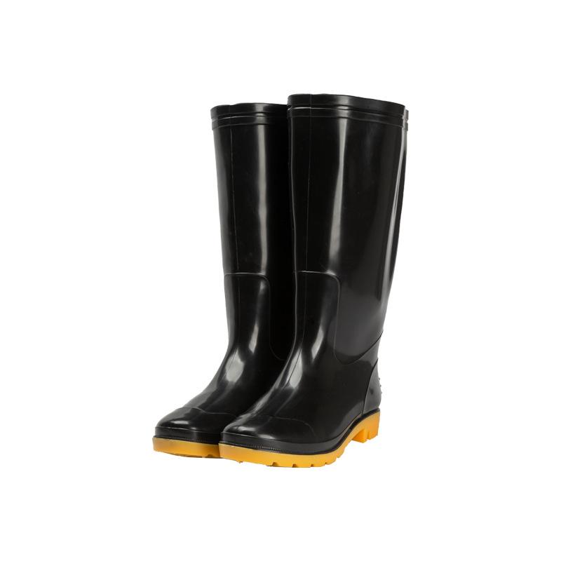 程佑（CHENGYOU） CY-214 户外雨鞋男士款 高筒黑色43码*2双 高筒黑色43码 （单位：双）  黑色