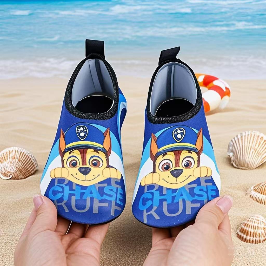 程佑（CHENGYOU） CY-218 儿童海边沙滩鞋 汪汪队-阿奇款 4XS【26-27码】*2双 4XS【26-27码】 （单位：双）  蓝色