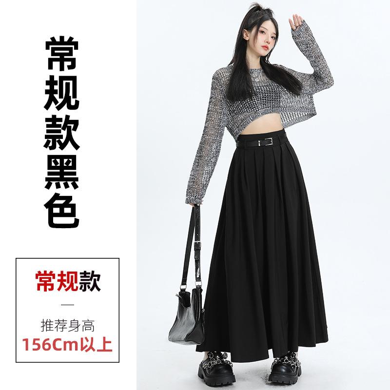 程佑（CHENGYOU） CY-BZQ 西装百褶半身裙 黑色常规款 XL码（建议体重115-130斤） *1条 XL码（建议体重115-130斤） （单位：条）  黑色