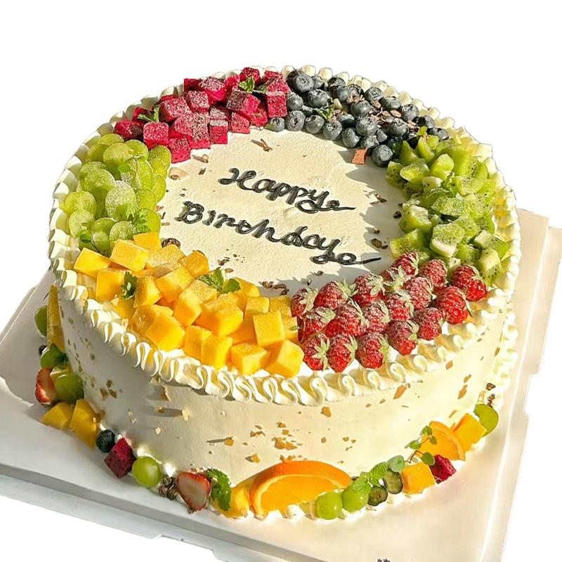 爱在此客 4 【爱在此客】动物奶油&mdash;我的公主生日蛋糕送家人送朋友礼物同城配送（草莓换季水果偏酸芒果易氧化介意慎拍） 6英寸 （单位：个）