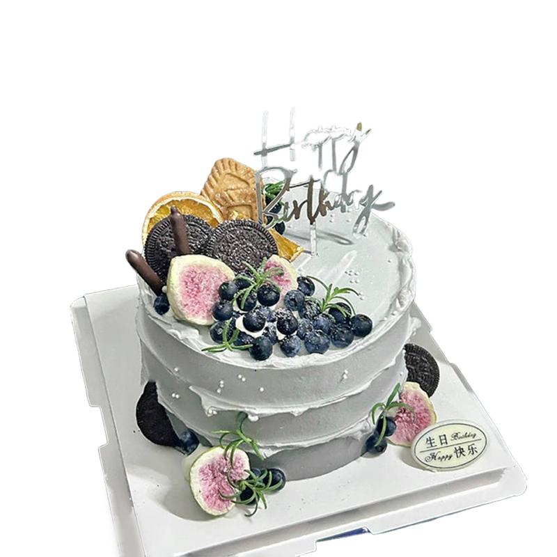 爱在此客 11 【爱在此客】动物奶油&mdash;男士生日蛋糕送男友送老公礼物同城配送 6英寸 （单位：个）