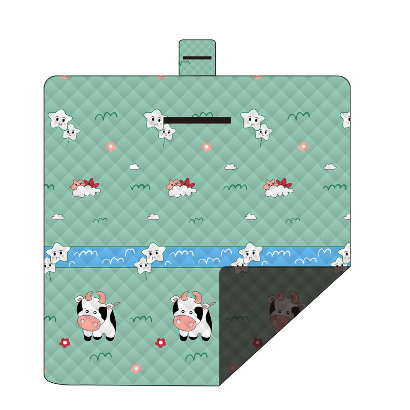 程佑（CHENGYOU） CY-FCD 户外用品野餐垫防潮垫 吃草牛牛200*200cm  （单位：件）