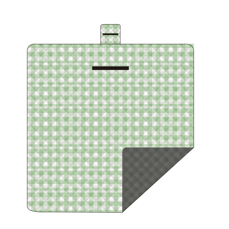 程佑（CHENGYOU） CY-FCD 户外用品野餐垫防潮垫 绿白格200*200cm  （单位：件）