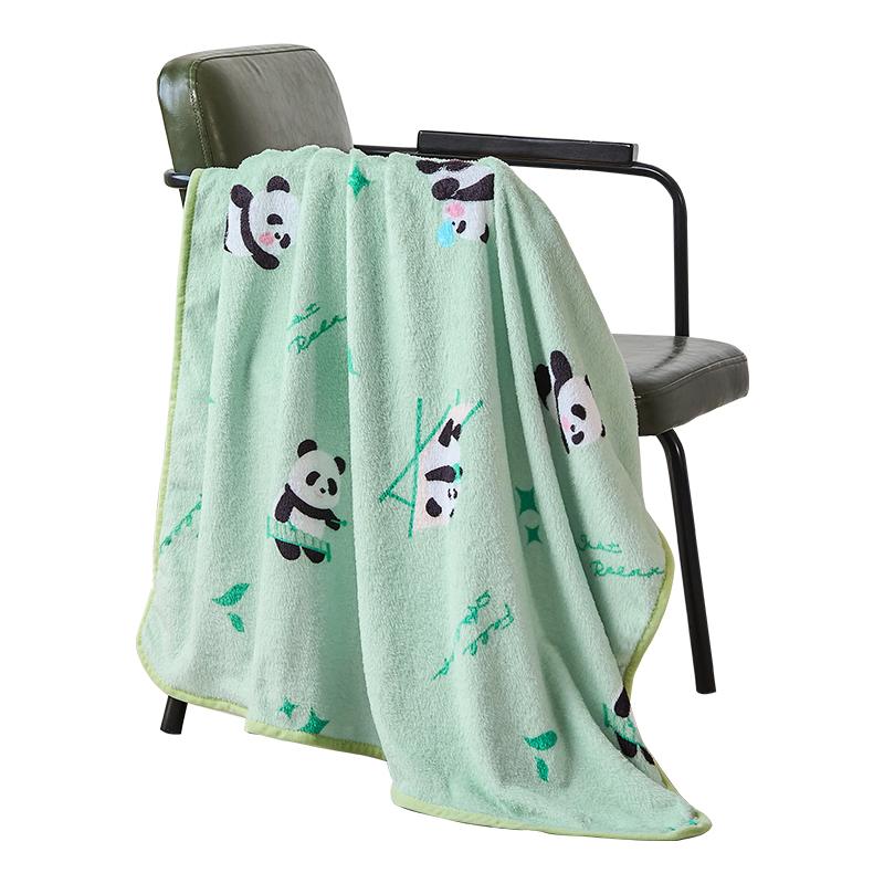 恒源祥（HYX） HYX057MT 恒源祥HYX057MT A类抗菌养睡毯-福宝 150*200cm （单位：条）  绿色