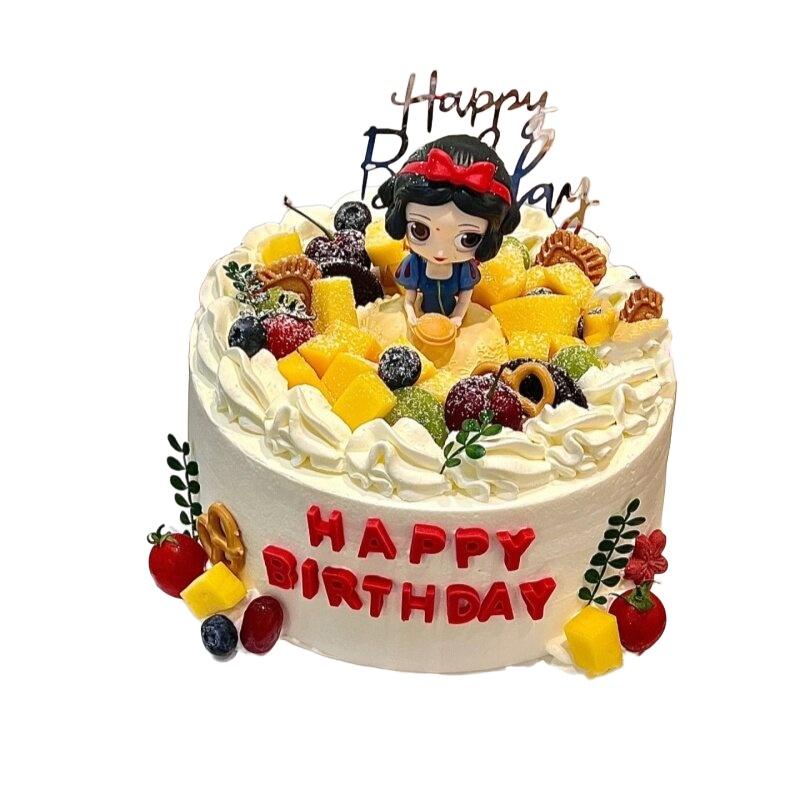 爱在此客 28 【爱在此客】动物奶油&mdash;白雪公主生日蛋糕 6英寸 （单位：个）