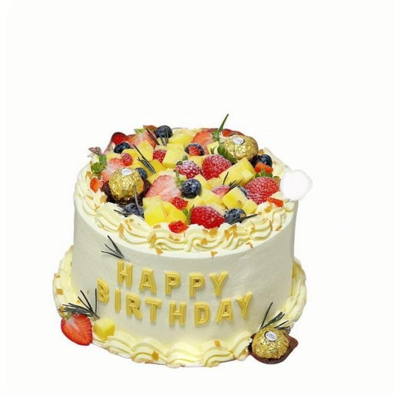 爱在此客 34 【爱在此客】动物奶油-巧克力芒芒生日蛋糕送家人送朋友礼物同城配送 6英寸 （单位：个）