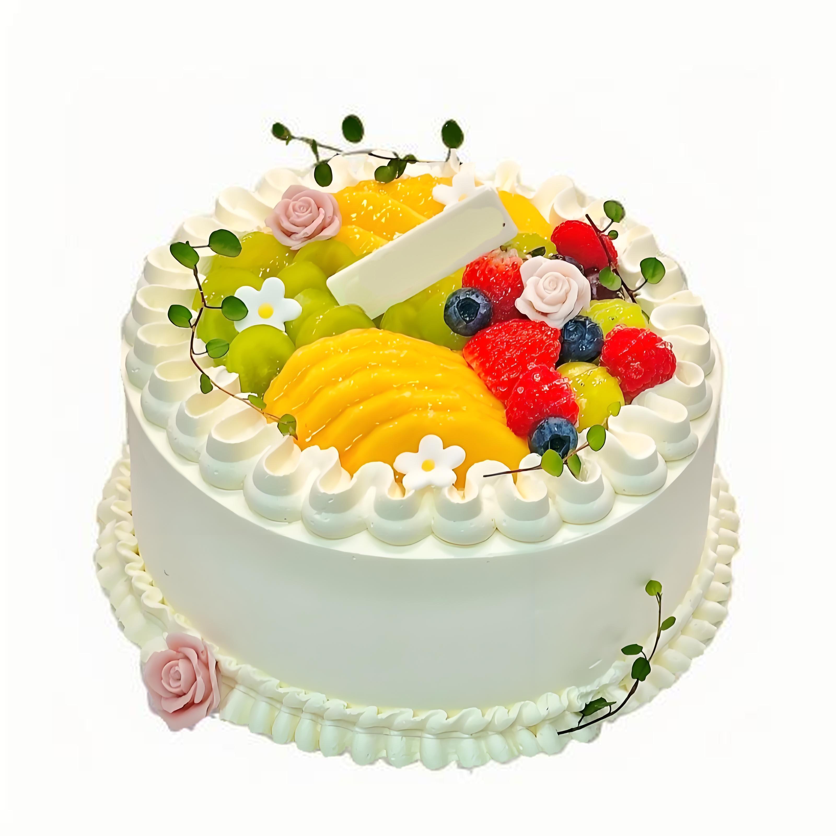 爱在此客 36 【爱在此客】动物奶油-水果裱花生日蛋糕送家人送朋友礼物同城配送 6英寸 （单位：个）