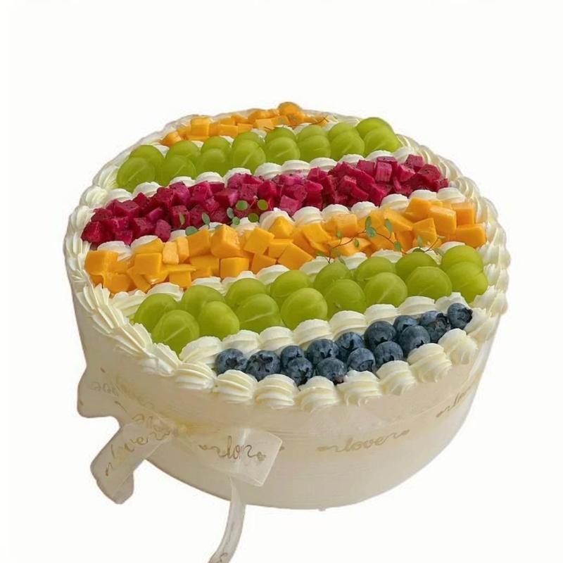 爱在此客 50 【爱在此客】动物奶油-水果大满贯生日蛋糕送长辈送好友礼物同城配送 6英寸 （单位：个）