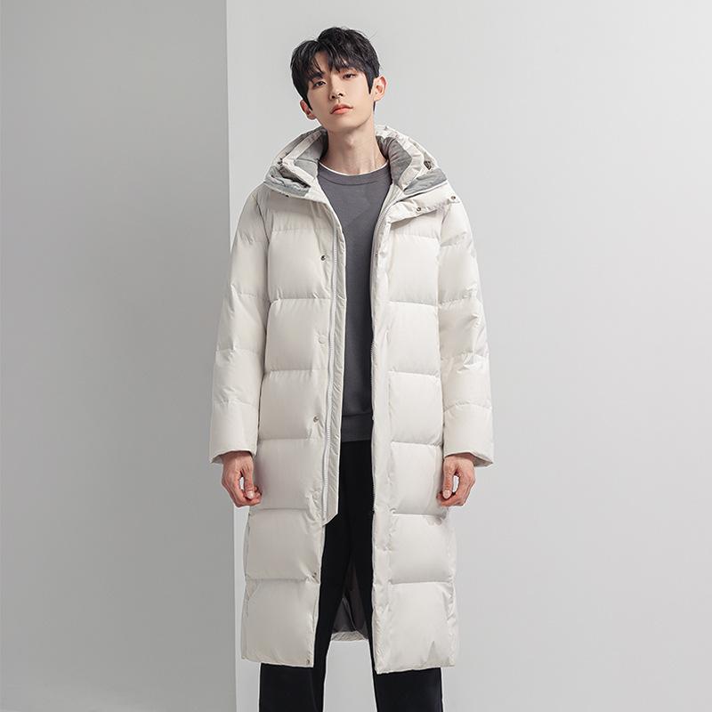 程佑（CHENGYOU） CY-SYS 冬季90绒羽绒服中长款 白色 3XL码（200-220斤）*1件 3XL码（200-220斤） （单位：件）  白色