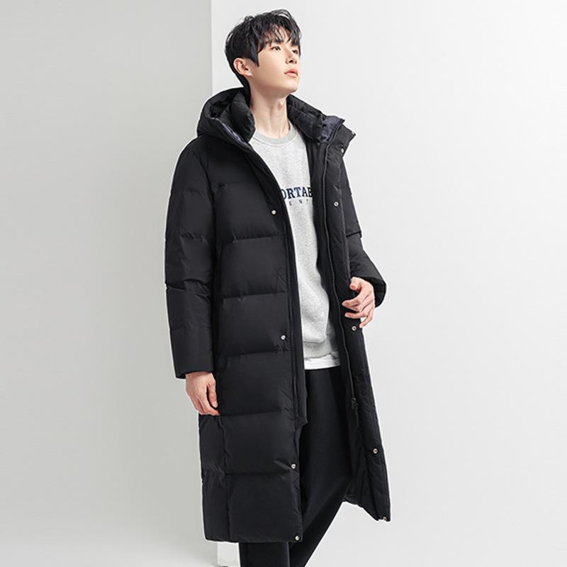 程佑（CHENGYOU） CY-SYS 冬季90绒羽绒服中长款 黑色 XL码（165-185斤）*1件 XL码（165-185斤） （单位：件）  黑色