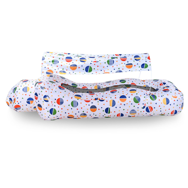 程佑（CHENGYOU） CY-DZ 带遮阳伞户外充气床 有遮阳伞无储存空间款彩白色190X75X55cm两个装  （单位：件）