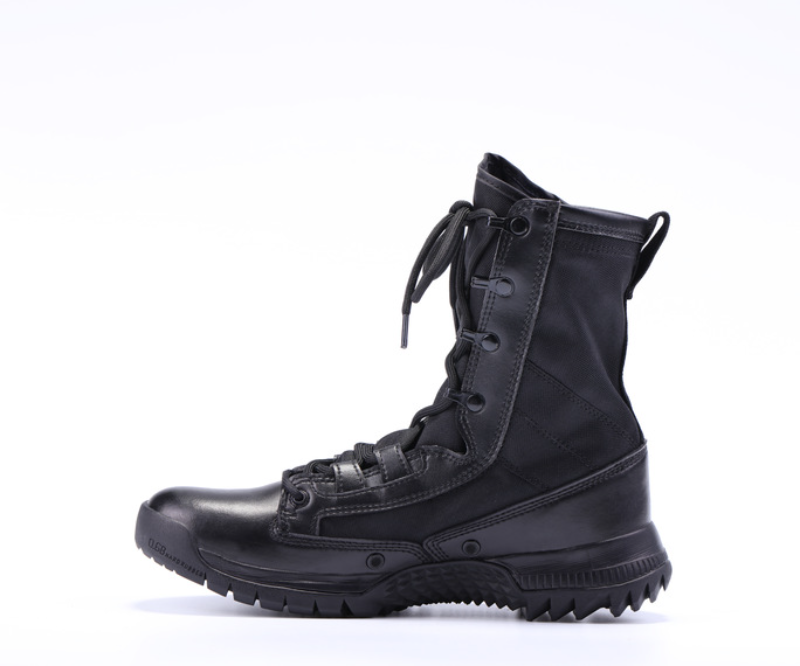程佑（CHENGYOU） CY-XZ 大码沙漠靴高帮作战靴男士 黑色系带36码  （单位：双）