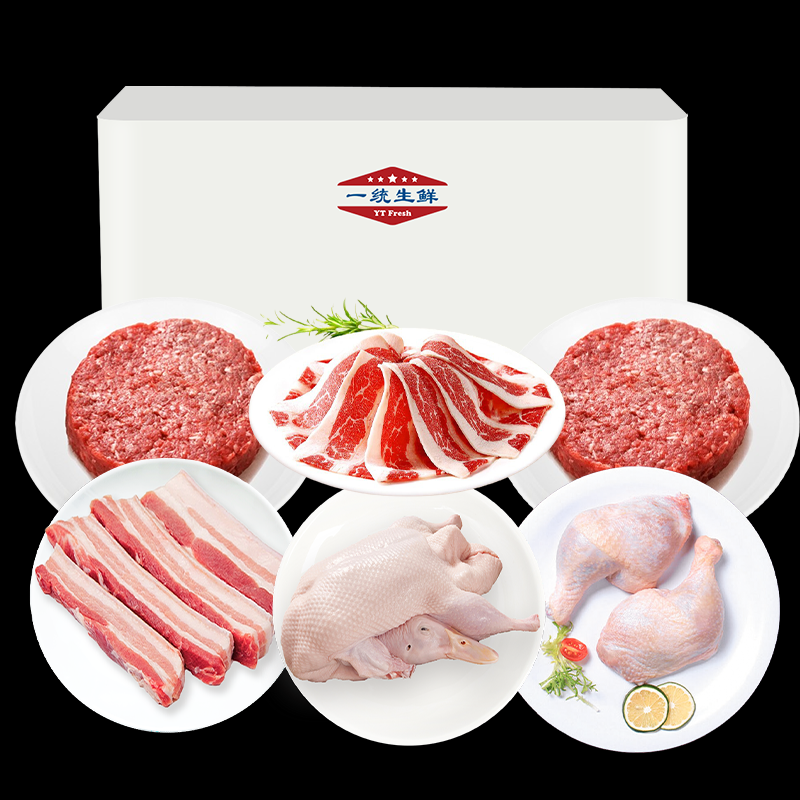 一统如宜 299型 一统如宜生鲜肉禽礼盒299型2200g  （单位：盒）