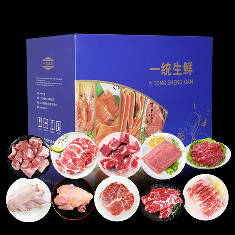 一统如宜 899型 一统如宜生鲜肉禽礼盒899型3750g  （单位：盒）