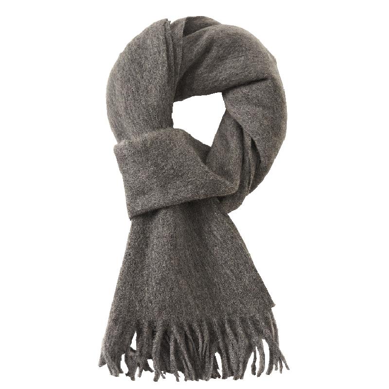 恒源祥（HYX） HYX049WJ 恒源祥HYX049WJ纯羊绒围巾-中灰 30*180cm （单位：条）  灰