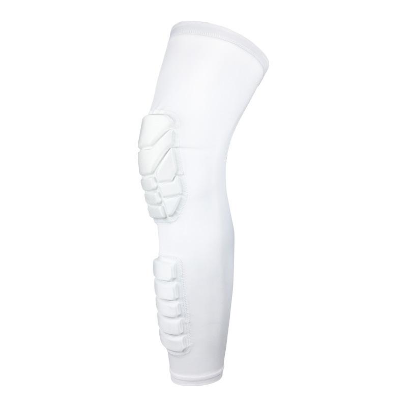 程佑（CHENGYOU） CY-CX 运动护膝加长透气 白色 L码（适合140斤以内）2只装 L码（适合140斤以内） （单位：只）  白色