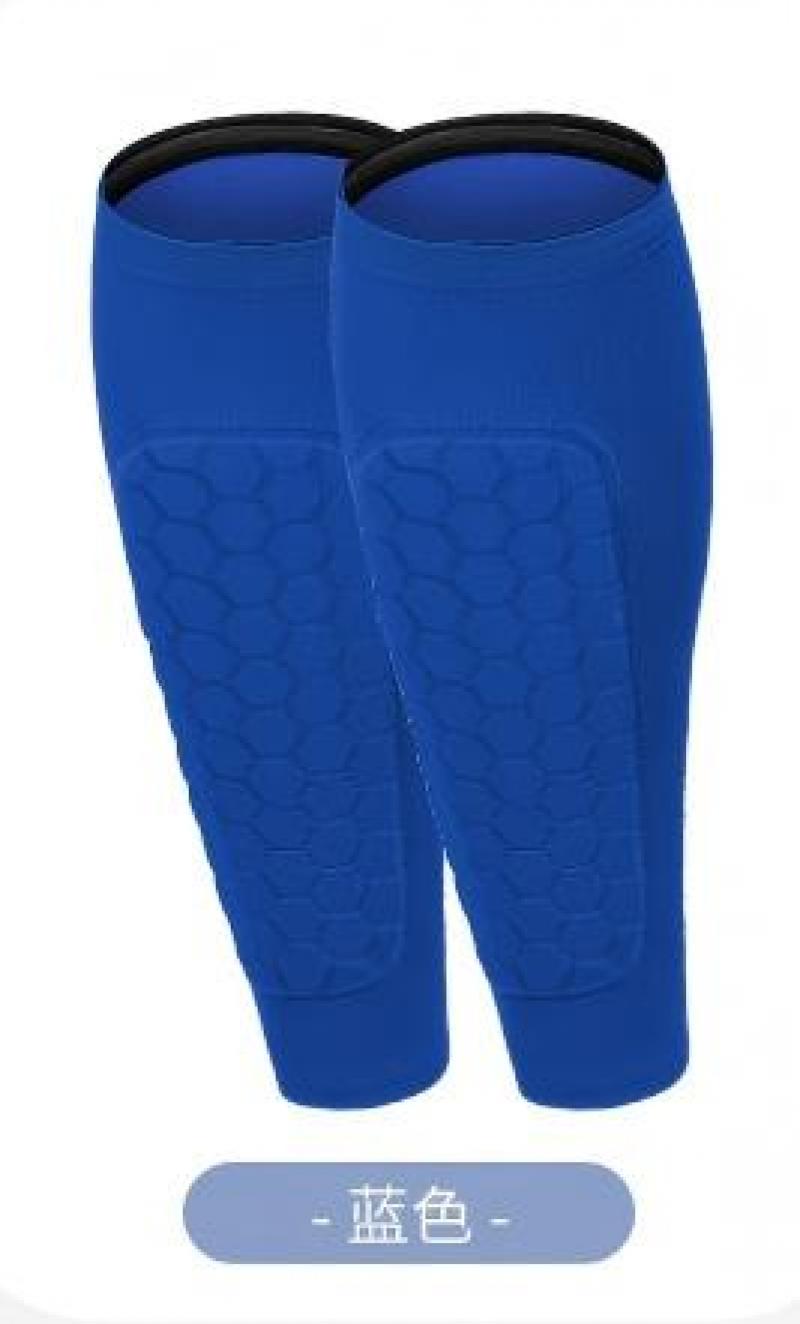 程佑（CHENGYOU） CY-TA 蜂窝款防撞运动护腿套 蓝色 L码（建议110-140斤）2只装 L码（建议110-140斤） （单位：只）  蓝色