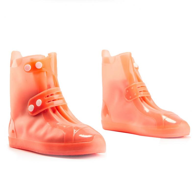 程佑（CHENGYOU） CY-ZSY PVC注塑雨防雨防水鞋套 橙红色 38-39码*2双 38-39码 （单位：双）  橙红色