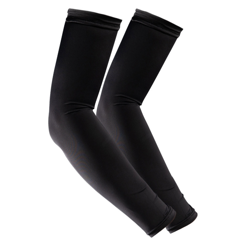 程佑（CHENGYOU） CY-XT 夏季加大码凉感冰丝防晒袖套袖套 黑色L*10件装  （单位：件）