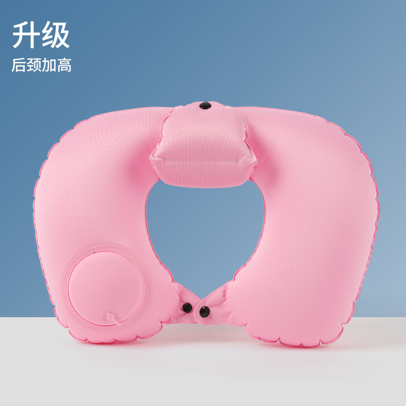 程佑（CHENGYOU） CY-JZ 户外旅行u型护颈枕 樱花粉-后高*3件装  （单位：件）