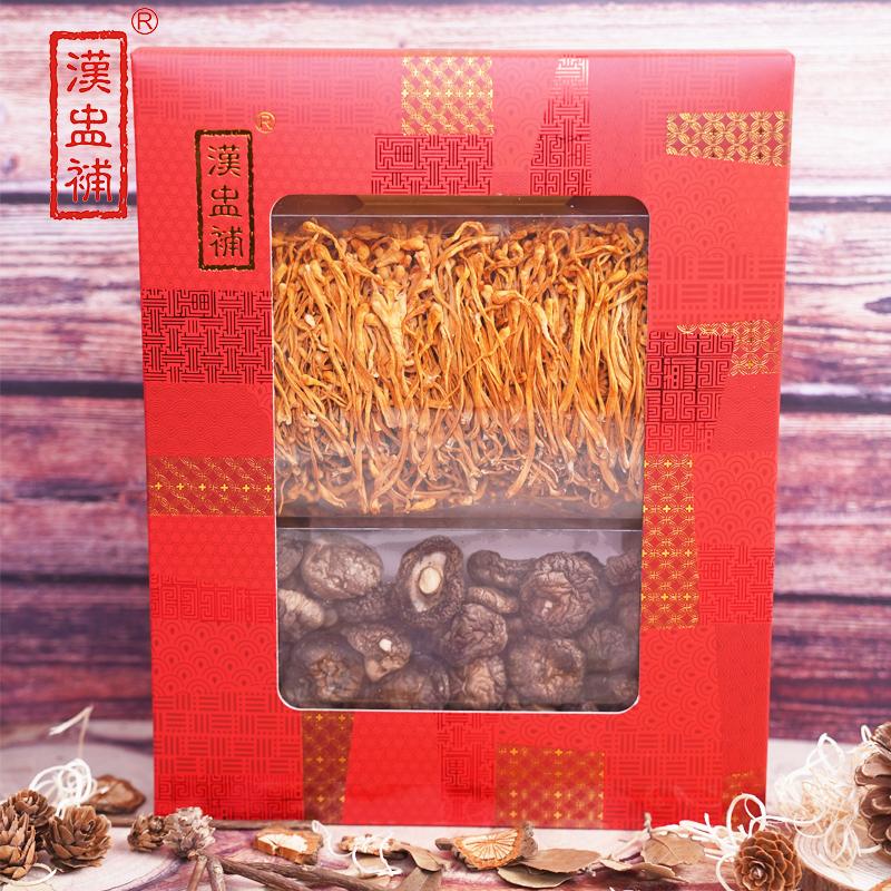 汉盅补 200g 汉盅补 双拼喜庆红盒 虫草花+冬菇 200g 礼盒装  （单位：盒）