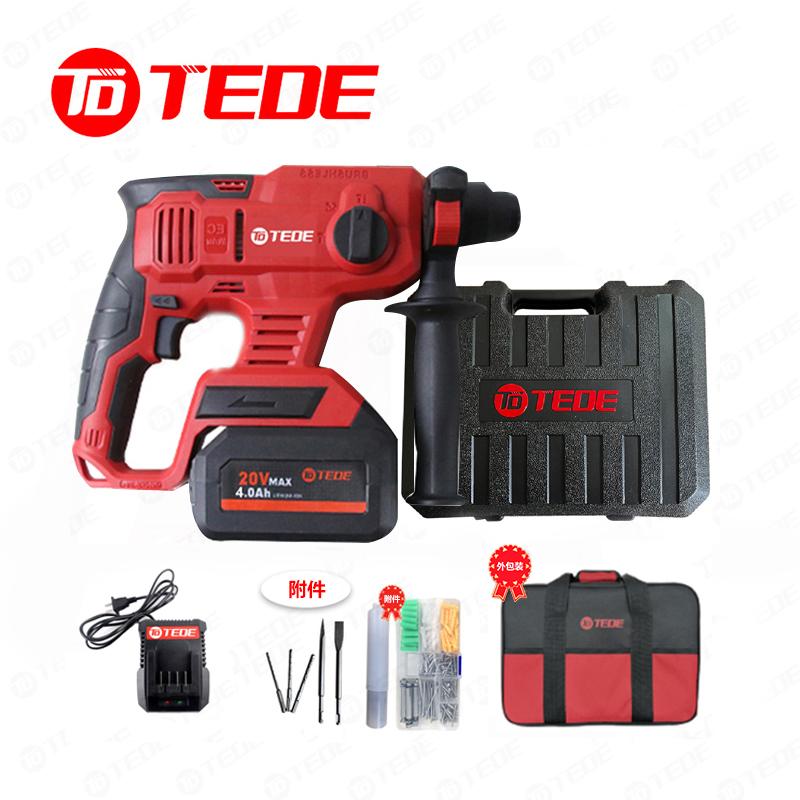 TEDE YD-8160 TEDE YD-8160 无刷充电式锂电电锤钻组套 一电一充 （单位：套） 一电一充 （单位：套）