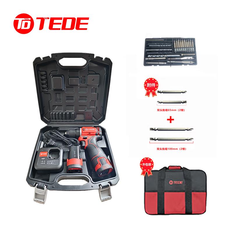 TEDE YD-5180 TEDE YD-5180 充电式锂电电钻25件套 两电一充 （单位：套） 两电一充 （单位：套）