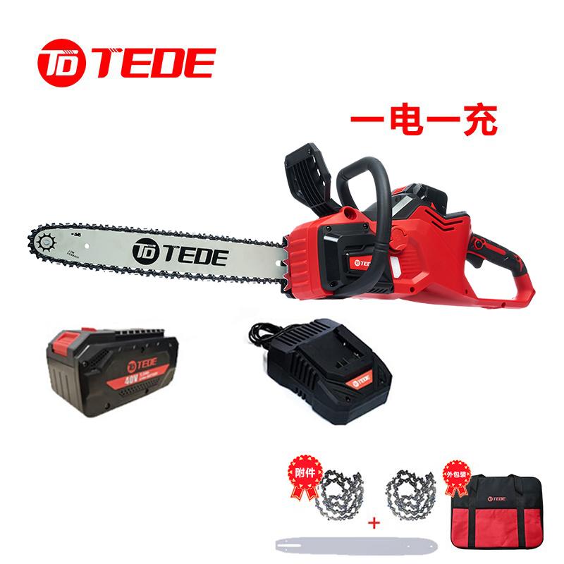 TEDE YD-5585 TEDE YD-5585 锂电充电式链锯 两电一充 （单位：套） 两电一充 （单位：套）
