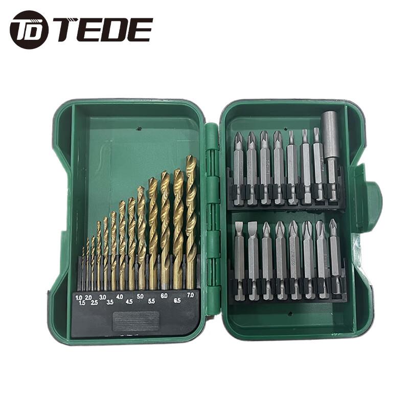 TEDE YD-1029 TEDE YD-1029 工具组套 螺丝批麻花钻头批头 29件套 （单位：套） 29件套 （单位：套）