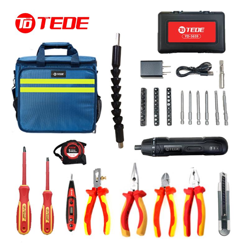 TEDE TD1152 TEDE TD1152 个人综合工器具工具包组套 52件 （单位：套） 52件 （单位：套）