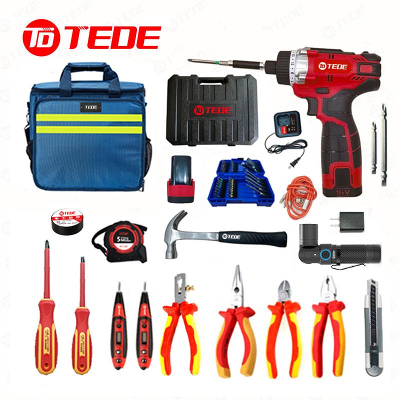 TEDE TD1165 TEDE TD1165 个人综合工器具工具包组套 65件 （单位：套） 65件 （单位：套）
