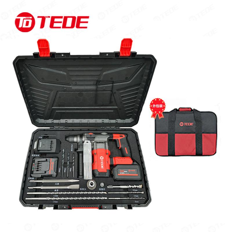 TEDE YD-5248X TEDE YD-5248X 锂电电锤钻17件组套 两电一充 （单位：套） 两电一充 （单位：套）
