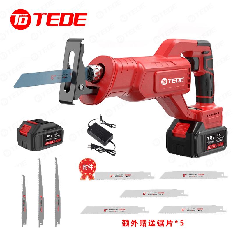 TEDE YD-8010 TEDE YD-8010 锂电无刷往复锯 两电一充 （单位：套） 两电一充 （单位：套）