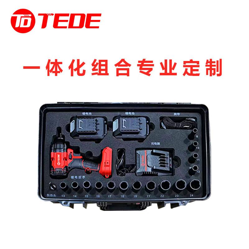 TEDE YD-5024 TEDE YD-5024 锂电充电式冲击扳手电钻起子机组套 （两电一充） 21件组套 （单位：套） （两电一充） 21件组套 （单位：套）