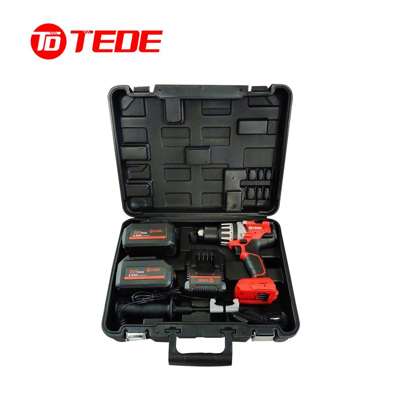 TEDE TE-5620 TEDE TE-5620 无刷双速充电式冲击钻 两电一充 （单位：套） 两电一充 （单位：套）