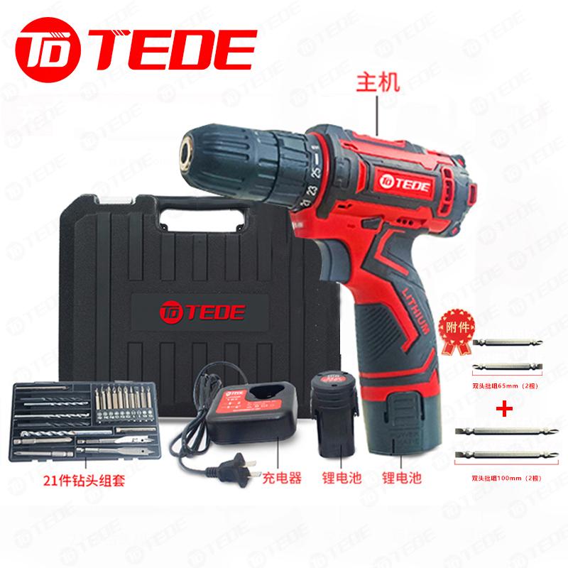 TEDE YD-6180 TEDE充电式16V无刷锂电钻29件套 YD-6180 （单位：套） 两电一充 （单位：套）